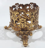 Vintage Stylebuilt Accessories N.Y. Brass Tri-Footed Candle Holder