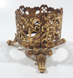 Vintage Stylebuilt Accessories N.Y. Brass Tri-Footed Candle Holder