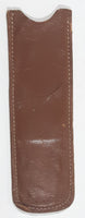 Vintage Hotel Times Square In the heart of New York 5" Long Brown Leather Comb Sleeve