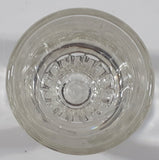 Vintage Dominion Glass 1 1/2 OZ Heavy Shot Glass Shooter with White Measuring Pour Lines and Triple Crowns