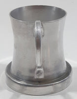Vintage Clear Bottom Metal Shot Glass Shooter with Handle Made in Hong Kong