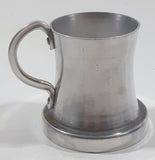 Vintage Clear Bottom Metal Shot Glass Shooter with Handle Made in Hong Kong