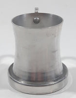 Vintage Clear Bottom Metal Shot Glass Shooter with Handle Made in Hong Kong