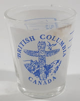 Vintage British Columbia Canada RX One Double Shot Every 15 Minutes Till No Pain Is Felt 1 1/2 OZ Shot Glass Shooter