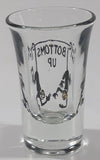 Vintage Bottoms Up Dangling Hanging Monkeys 2 7/8" Tall Shot Glass Shooter