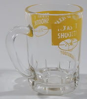 Vintage Texas "T" A Whole Lot of Texas In Saskatoon 2 OZ Shot Glass Shooter with Handle Made in France