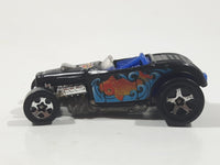 2004 Hot Wheels Tat Rods Deuce Roadster Black Die Cast Toy Hot Rod Car Vehicle