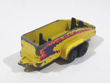 Vintage 1976 Lesney Matchbox Superfast Glider Transporter Trailer Yellow Die Cast Toy Car Vehicle