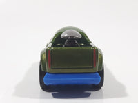 2016 Hot Wheels Super Mario Character Cars Luigi Metalflake Olive Green Die Cast Toy Race Car Vehicle