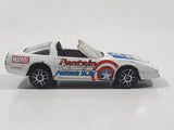 2003 Maisto Marvel Comics Captain America Corvette ZR-1 White Die Cast Toy Car Vehicle