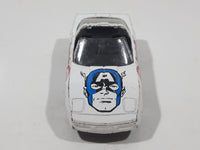 2003 Maisto Marvel Comics Captain America Corvette ZR-1 White Die Cast Toy Car Vehicle