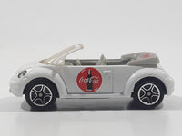 2000 Matchbox Coca-Cola Coke Brand Concept 1 VW Beetle Convertible White Die Cast Toy Car Vehicle