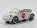 2000 Matchbox Coca-Cola Coke Brand Concept 1 VW Beetle Convertible White Die Cast Toy Car Vehicle