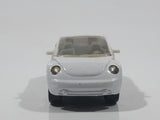 2000 Matchbox Coca-Cola Coke Brand Concept 1 VW Beetle Convertible White Die Cast Toy Car Vehicle