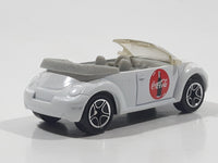 2000 Matchbox Coca-Cola Coke Brand Concept 1 VW Beetle Convertible White Die Cast Toy Car Vehicle