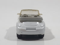 2000 Matchbox Coca-Cola Coke Brand Concept 1 VW Beetle Convertible White Die Cast Toy Car Vehicle