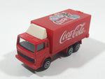 Majorette Coca-Cola Coke Soda Pop Delivery Container Semi Truck 1/100 Scale Die Cast Toy Car Vehicle with Opening Rear Door