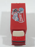 Majorette Coca-Cola Coke Soda Pop Delivery Container Semi Truck 1/100 Scale Die Cast Toy Car Vehicle with Opening Rear Door