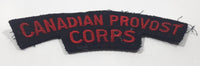 Canadian Provost Corps 1 5/8" x 4 3/4" Arched Shoulder Title Fabric Patch Badge