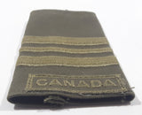 Vintage Canadian Army Three Stripes 2 3/4" 4 1/8" Shoulder Fabric Patch Badge