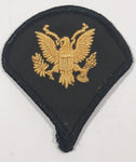 Vintage US Army Specialist Gold Eagle 2 5/8" x 2 7/8" Shoulder Fabric Patch Badge