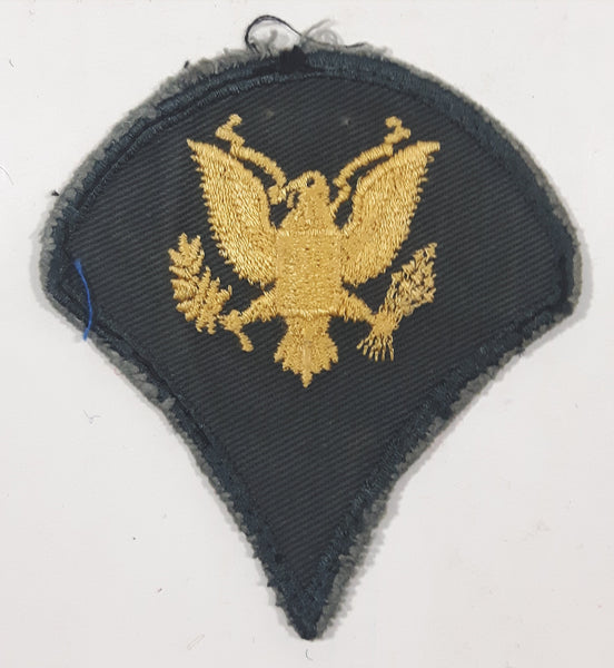 Vintage US Army Specialist Gold Eagle 2 3/4" x 3" Shoulder Fabric Patch Badge