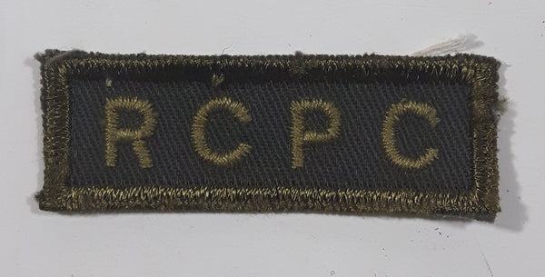 Vintage Royal Canadian Army RCPC Postal Corps 3/4" x 2 1/4" Bar Shoulder Fabric Patch Badge