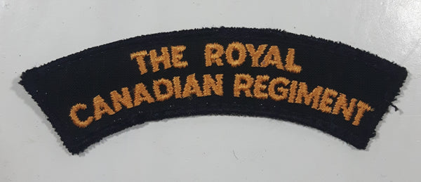 Vintage The Royal Canadian Regiment 1 1/4" x 4 1/4" Shoulder Fabric Patch Badge