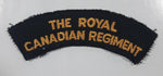 Vintage The Royal Canadian Regiment 1 1/4" x 4 1/4" Shoulder Fabric Patch Badge