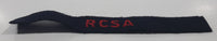 Royal Canadian RCSA Artillery Black with Red Letters 3/4" x 5 1/4" Fabric Patch Badge