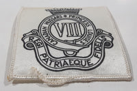 Rare Vintage Canadian Hussars Princess Louise's Regiment VIII "Regi Patriaeque Fidelis" 2 7/8" x 3 1/8" Fabric Patch Badge Insignia