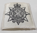 Rare Vintage Canadian West Nova Scotia Regiment "Semper fidelis" 2 3/8" x 2 3/4" Fabric Patch Badge Insignia