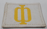 Vintage Soviet Union USSR Russian Forces Phi 1 7/8" x 2 3/8" Velcro Fabric Patch Badge Insignia