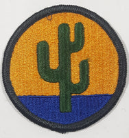 Vintage US Army 113rd Infantry Division Cactus 2 3/4" Fabric Patch Badge Insignia