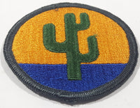 Vintage US Army 113rd Infantry Division Cactus 2 3/4" Fabric Patch Badge Insignia