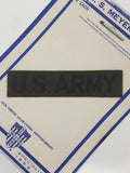 Vintage 1963 N.S. Meyer New York US Army 1" x 4 1/2" Fabric Military Badge Insignia Patch