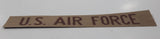 Vintage U.S. Air Force 1" x 6 1/4" Desert Tan Beige Fabric Patch Badge Insignia