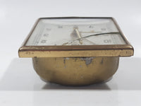 Vintage Artco Jewelled Travel Alarm Clock Made in West Germany Crack on Face