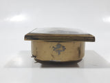 Vintage Fisher Precision Movement Black Face Travel Alarm Clock Made in West Germany