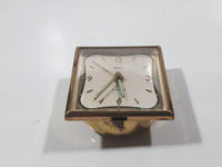 Rare Vintage Renown 2 Jewels Glow In The Dark Hands Travel Alarm Clock Made in West Germany