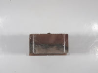 Antique Pink and Grey Marble 4 1/2" Tall Cased Desk Clock
