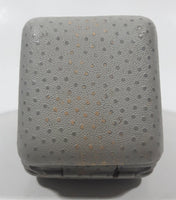 Vintage Rensie Ten Jewels Grey Cased Travel Alarm Clock Made in Germany Crack in Glass