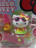 2011 Jada Toys Hello Kitty Rainbow Dream 2 1/2" Tall Toy Figure and Accessories New in Package