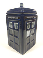2012 ZION BBC Doctor Who Police Public Call Box Blue Tardis Shaped 6 1/2" Tall Ceramic Milk Creamer