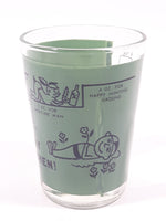 Vintage "Say When!" Green 3 1/8" Tall Shot Glass Shooter