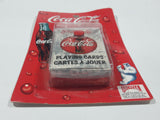 1999 Coca Cola Coke Small 1 3/4" x 2 1/2" Bicycle Playing Cards and Key Chain Clip New in Package