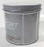 Vintage Macdonald Export Extra Light Grey 4 1/8" Tall Tin Metal Can