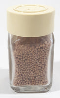 Vintage Nabob Safari Pure Mustard Seed 3 1/8" Tall Glass Spice Jar