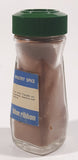 Vintage Blue Ribbon Pastry Spice Net 1 1/4 Oz. 4 1/4" Tall Glass Spice Jar