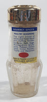 Rare Vintage Boban Gourmet Spices Poultry Seasoning 2 Oz. Net Weight 4 1/2" Tall Glass Spice Jar